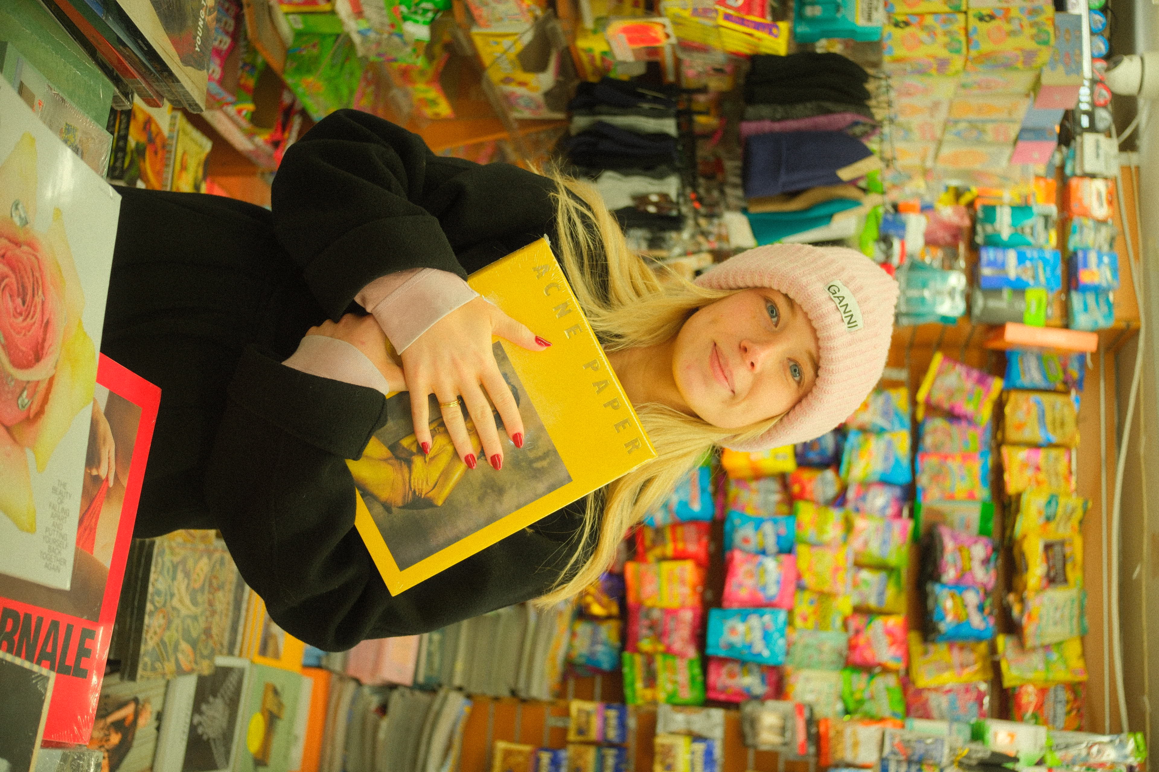 A photograph of a Magazine Shop in SoHo, New York City